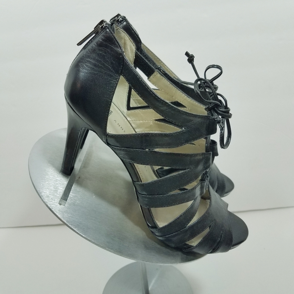 Anne Klein Akornella 9.5 Lace Up Sandals New